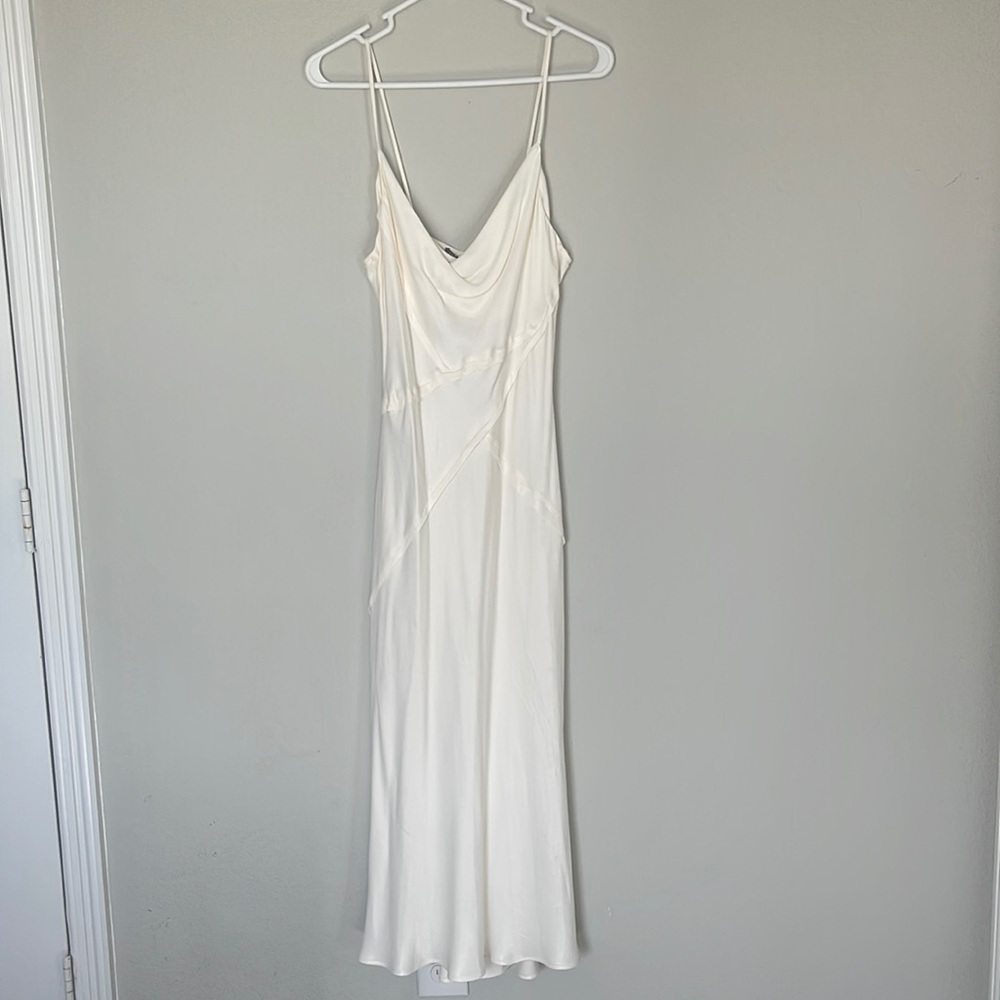 Zara Satin midi dress